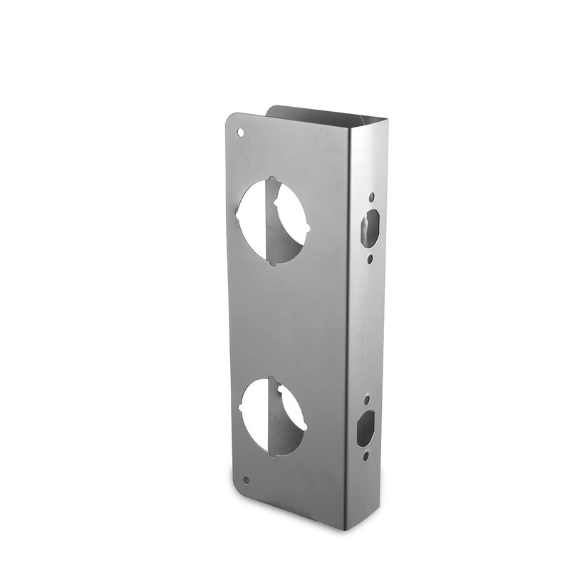 SUMBIN Door Guard Reinforcer, Repair Doors, Add Extra Security to Your Home and Prevent Unauthorized Entry, 5-1/2 Door Hole, 2-3/8 with Stainless Sttel Color - Image 1